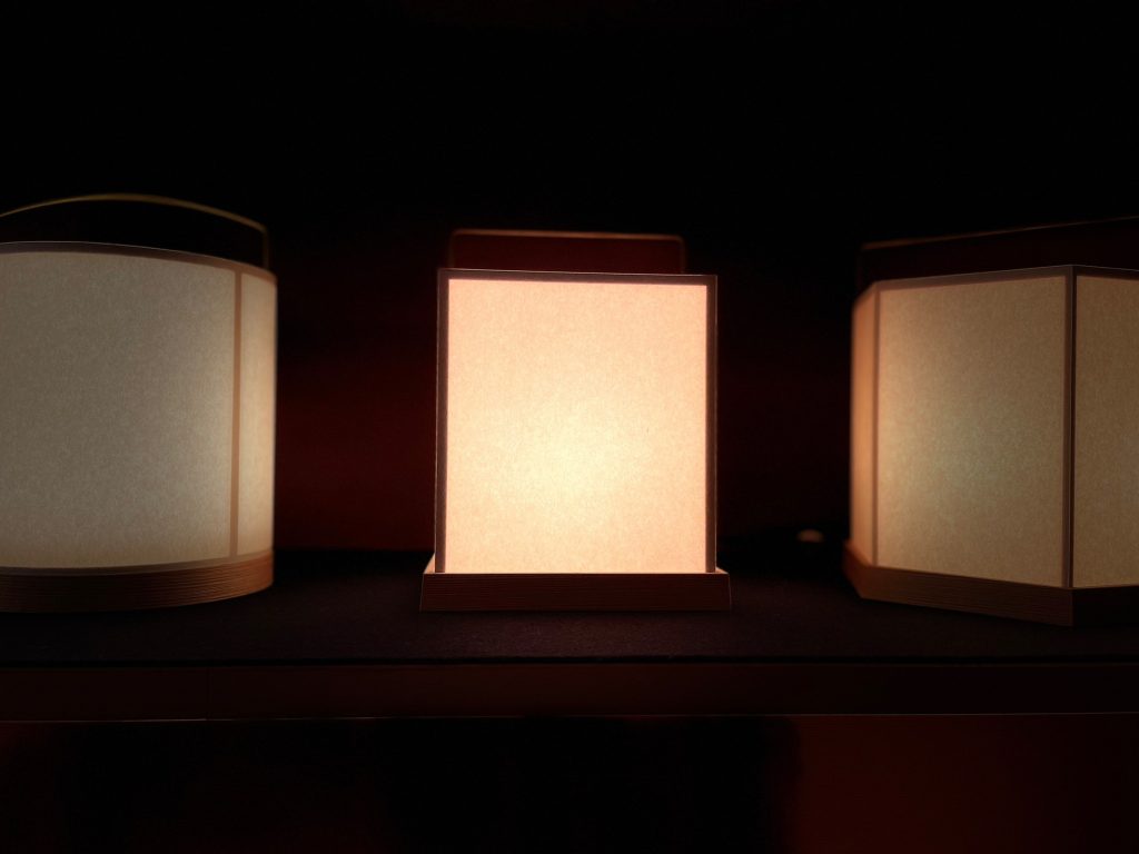 興石｜和風 木製 照明器具 京のあかり - KOHSEKI SASHIMONO