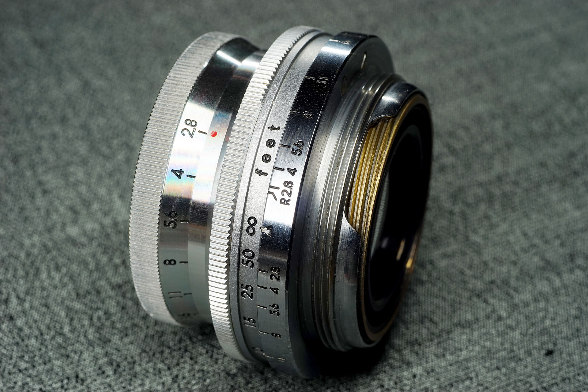 スポットライトなフレア？TOPCOR 5cm f3.5 L39 ライカ スポットライト