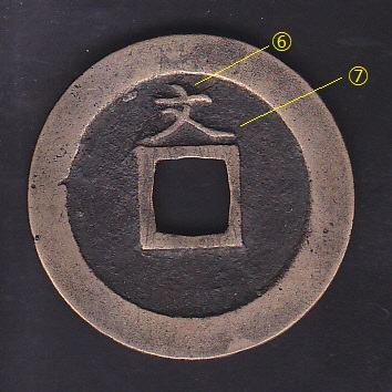 寛永通宝島屋文