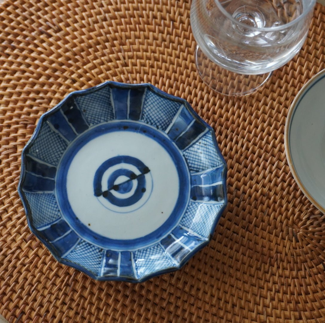 江戸中後期 古伊万里 赤絵向付10客 木箱付 東Y7-0314