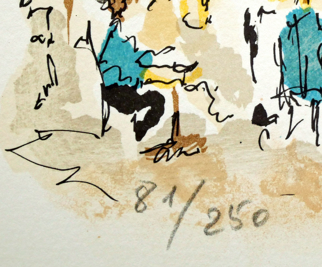 ウルバン・ウシェ（Urbain Huchet）「サンジェルマン・デ・プレ（パリ