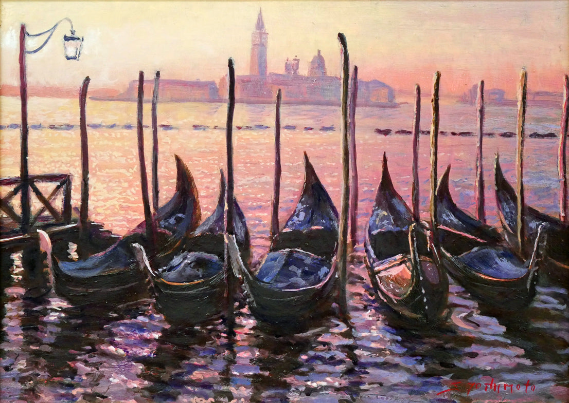 ☆熊谷善正☆「ベネチア 」油絵 F6号 【公式通販】