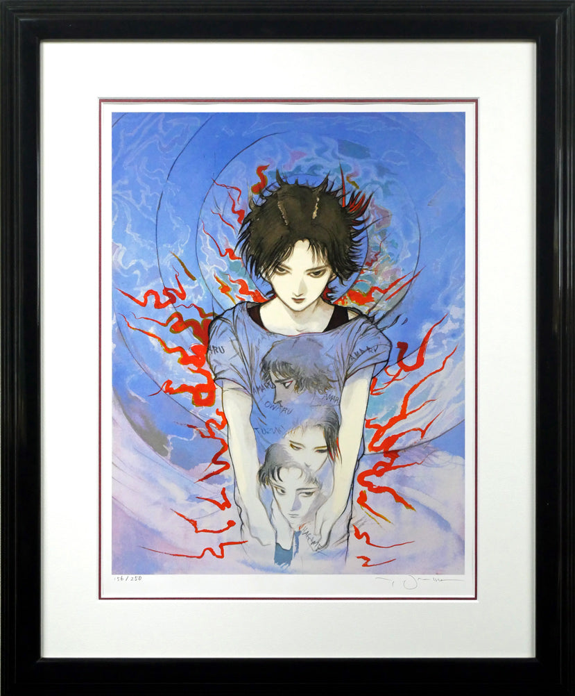 天野喜孝「蒼い月」リトグラフ 絵画買取・販売の小竹美術