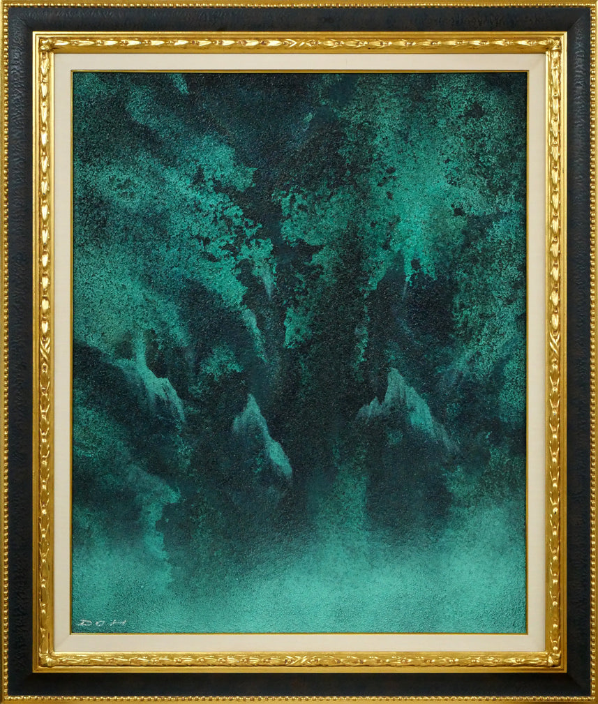 銅版画横になる裸婦