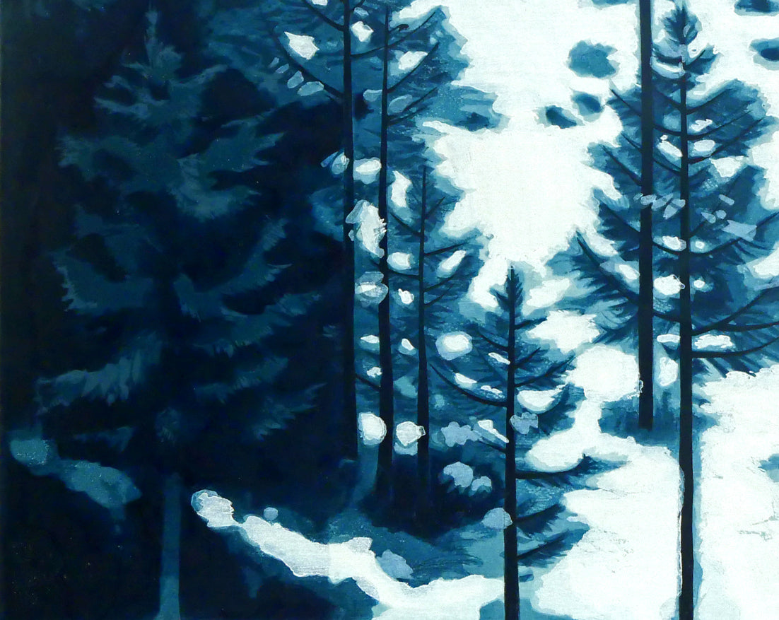 東山魁夷 雪の後 木版画 昭和57年 68/450 風景画 絵画 東山魁夷 雪の後