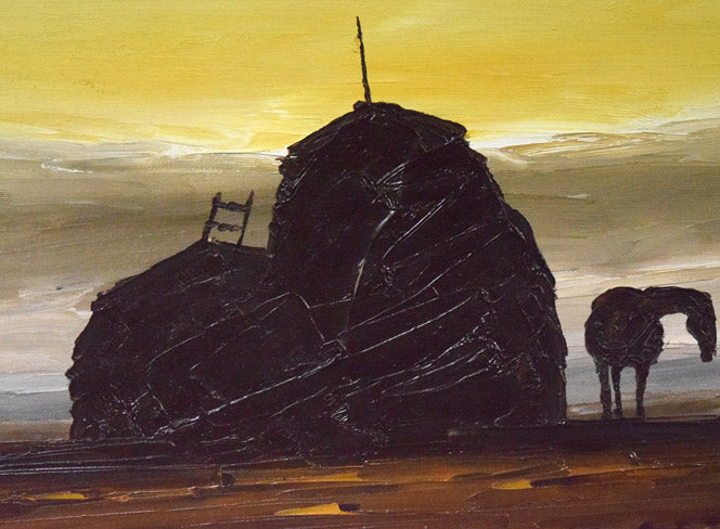 油絵（アイランドの風景画 ） F20号 727mm x 606mm