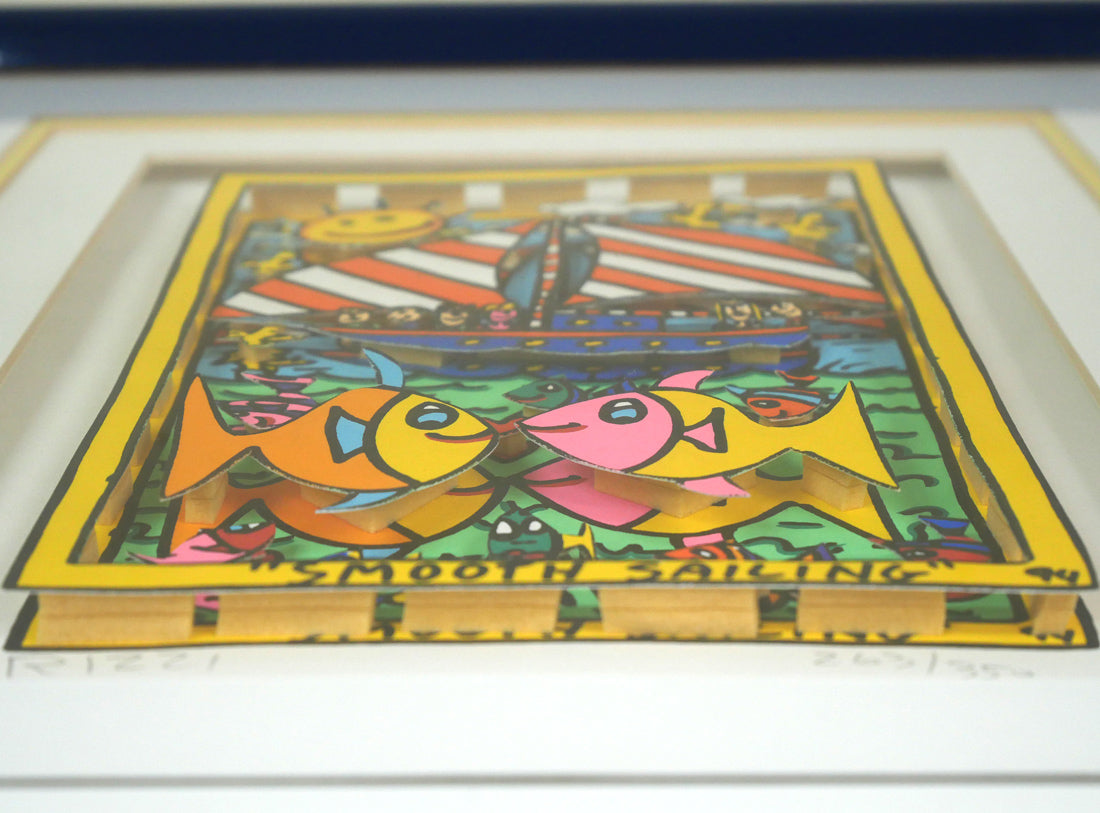 James Rizzi ジェームス•リジィ 3D シルク アート ジェームス・リジィ