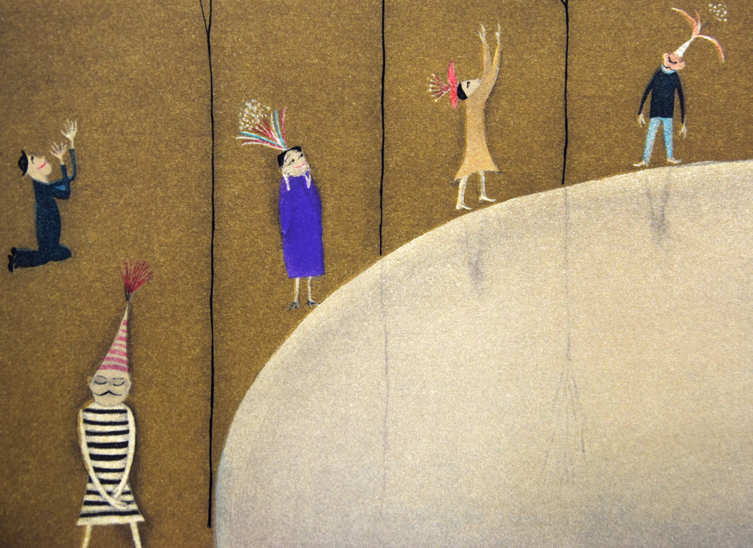 斎藤真一「ライムライト」銅版画 絵画買取・販売の小竹美術