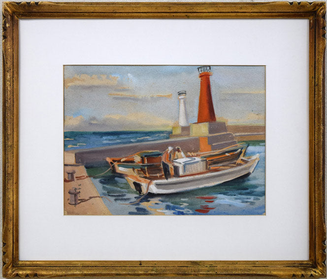 繁野三郎「円山公園（札幌市）」水彩画・10号 絵画買取・販売の小竹美術