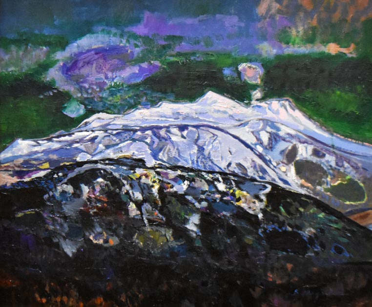 画家菊地正則「三輪のバラ」(ピエールロンサン)絵画 油彩画 額付き F4