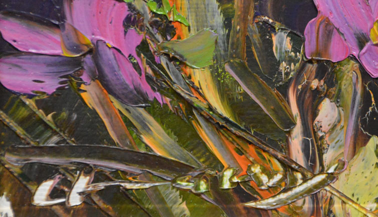 大迫力 特大 真作 中嶌 虎威作「筑波」日本画 風景画 F30号 大迫力