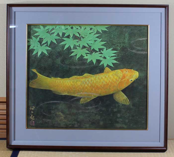 楓に鯉｜新・古美術 高美堂（こうびどう）｜掛軸販売・通販・買取