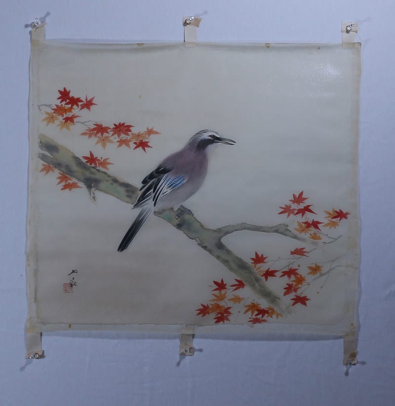 紅葉橿鳥（こうようかけす）｜新・古美術 高美堂（こうびどう）｜掛軸