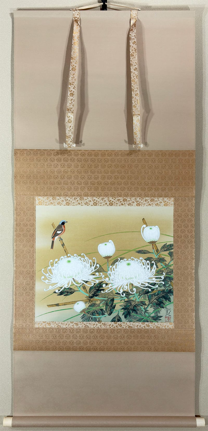 ♥木版画 東南院 掛軸 掛け軸 骨董品 寺院 仏閣 浮世絵 Toshi Yoshida