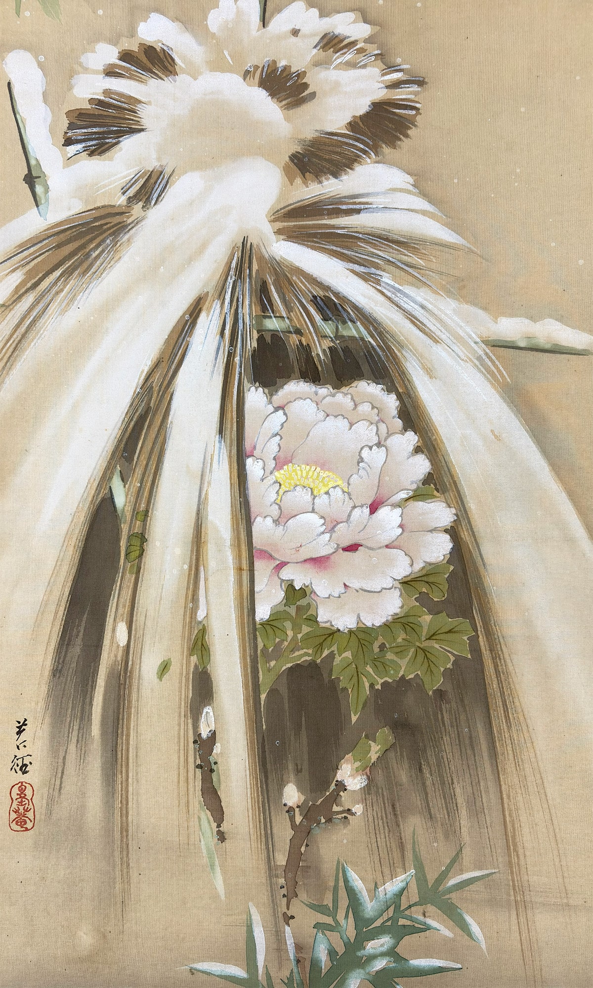 寒牡丹｜新・古美術 高美堂（こうびどう）｜掛軸販売・通販・買取