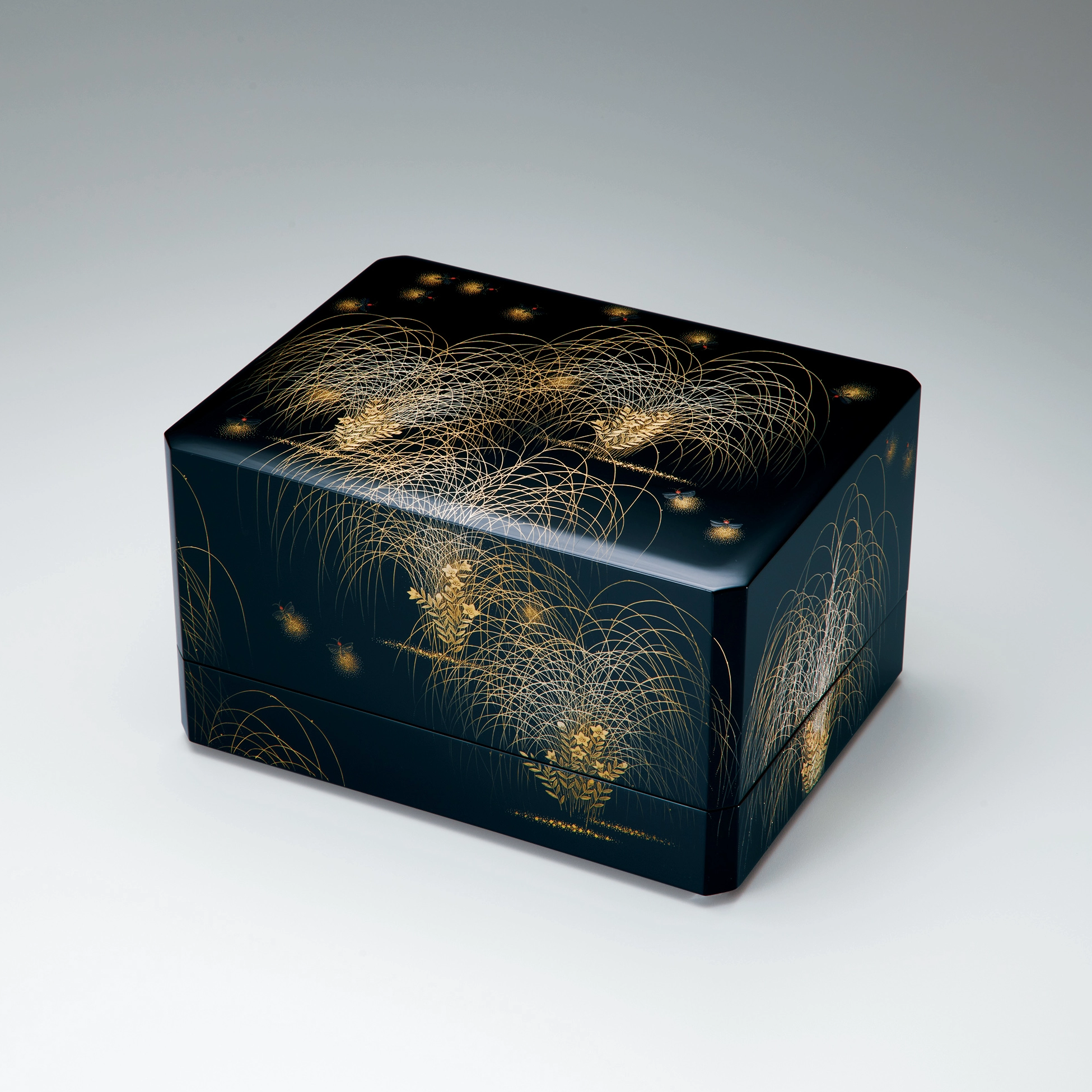 沈金宝石箱「夏の夜」(水尻 清甫)｜ギャラリージャパン