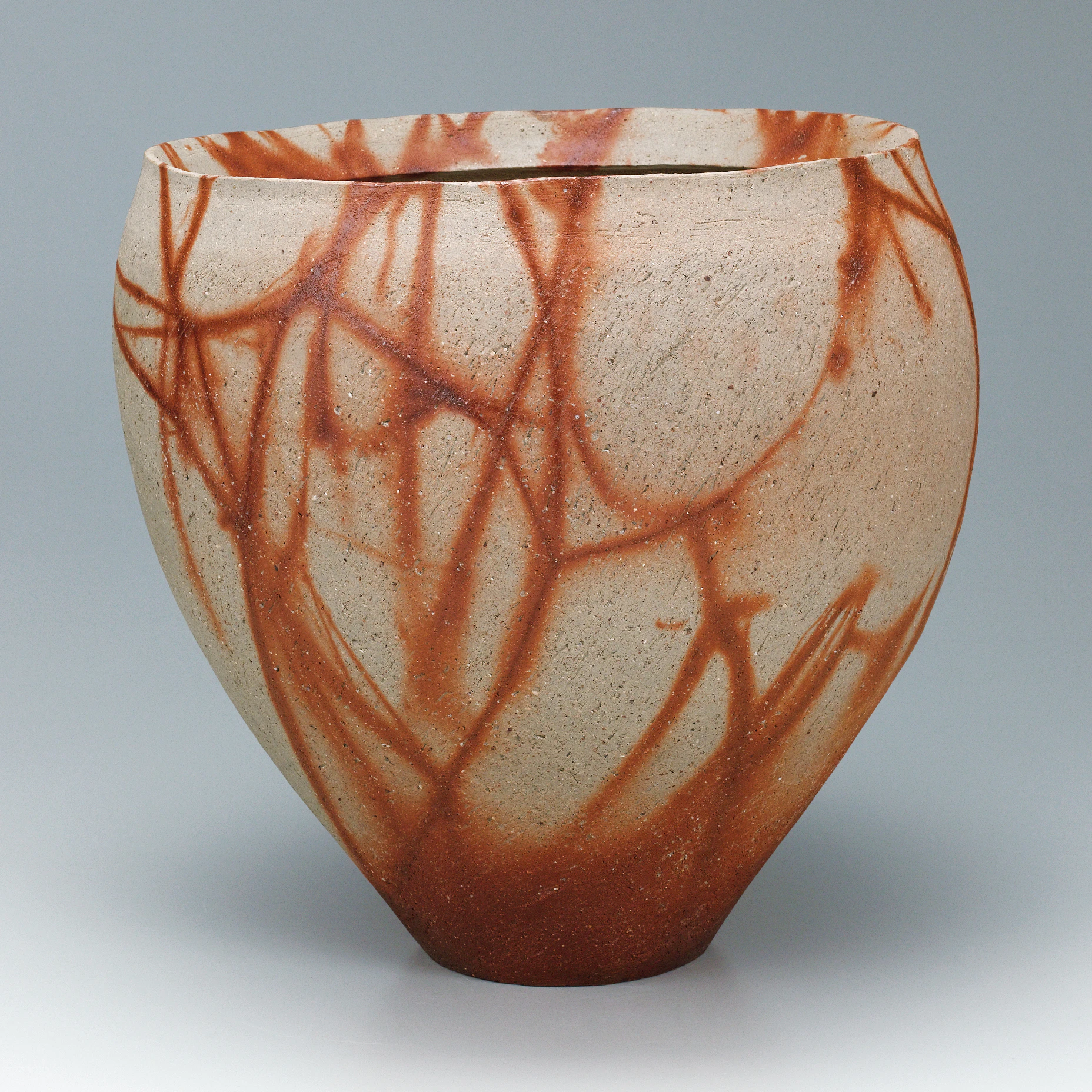 明治時代 備前焼 魚掛け花入 細工物 オブジェ 陶彫 緋襷 花器 工芸品