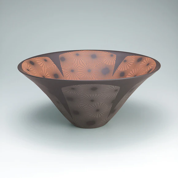 萬古黒線刻文壷(清水 潤)｜ギャラリージャパン