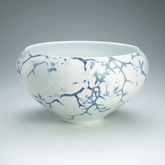 四摘茶入 染付 四摘茶入 染付 四摘茶入 染付