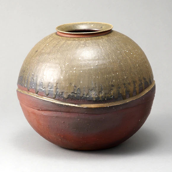 備前練上壷(松井 與之)｜ギャラリージャパン