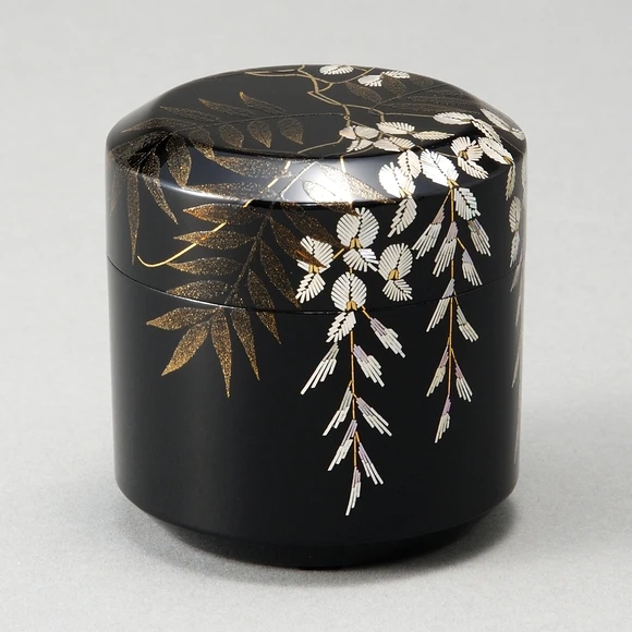 切金高盛絵箱「万葉」(七代 金城一国斎)｜ギャラリージャパン