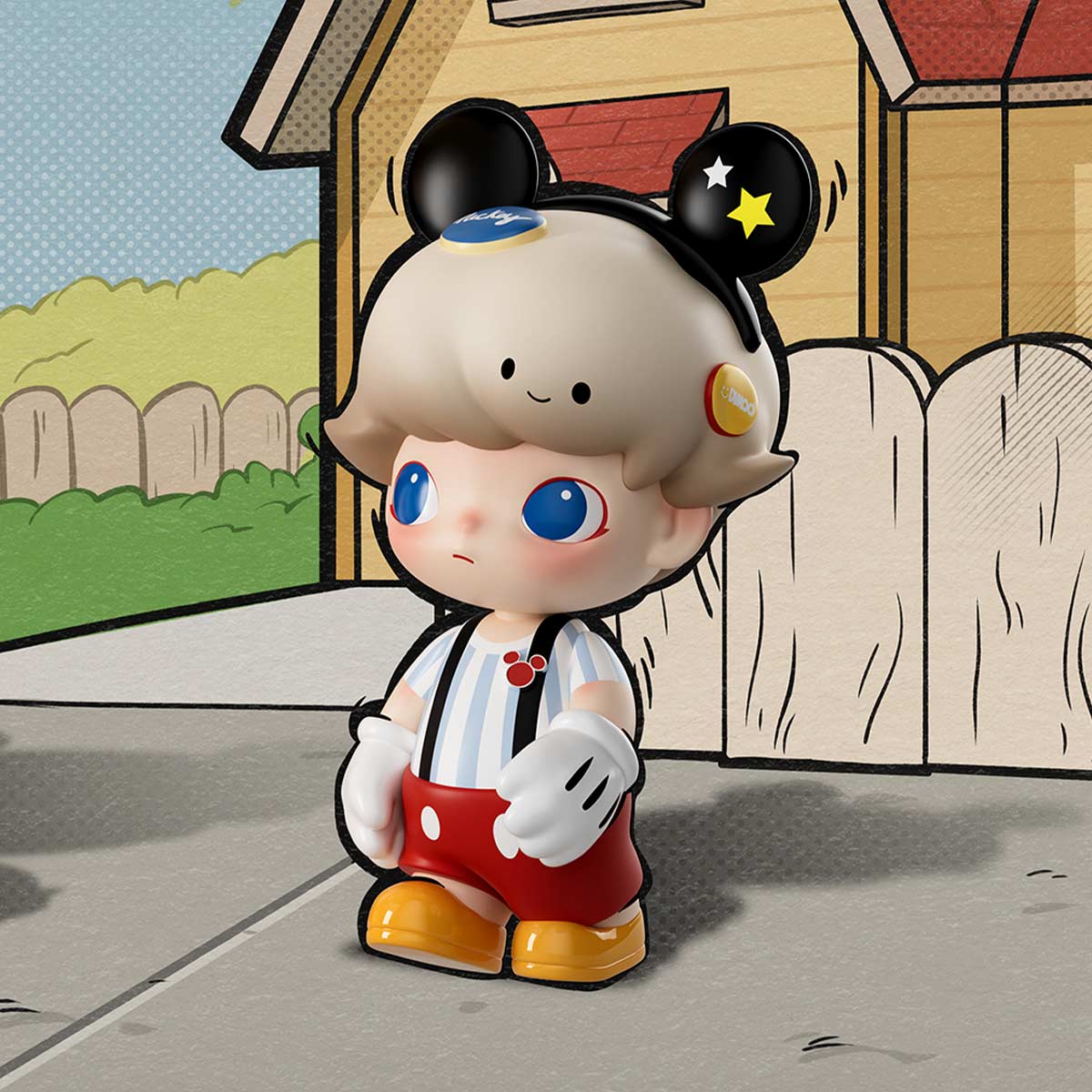 Pop Mart MEGA JUST DIMOO 400% Mickey Mouse – Kouhigh Toys