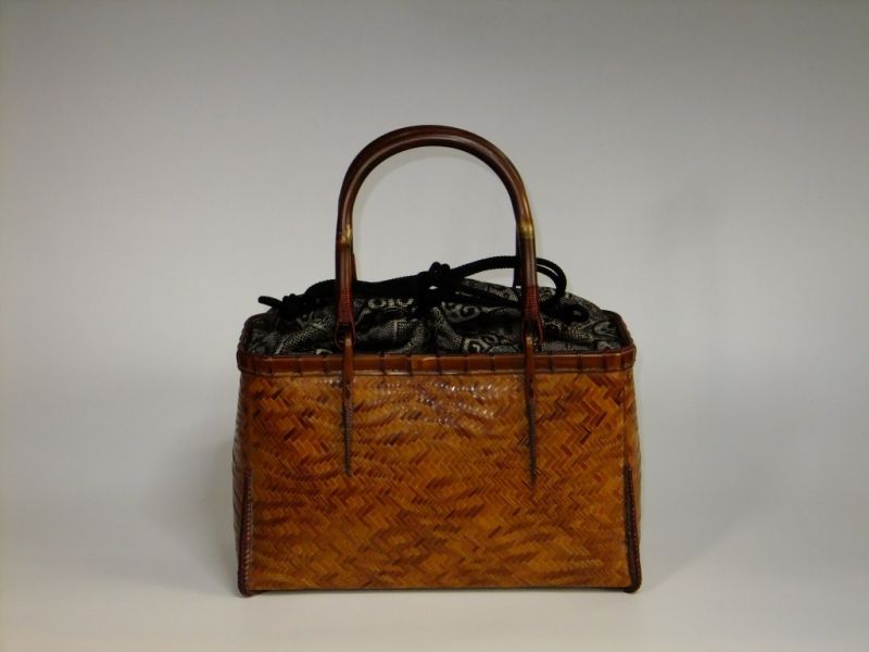 竹製網代籠 [B31599]