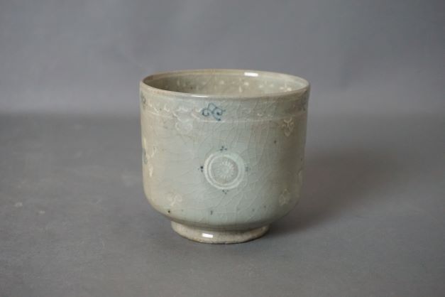 仁阿弥道八 雲鶴模 茶碗】 共箱・九代極め外箱・鵬雲斎玄室箱: Journal