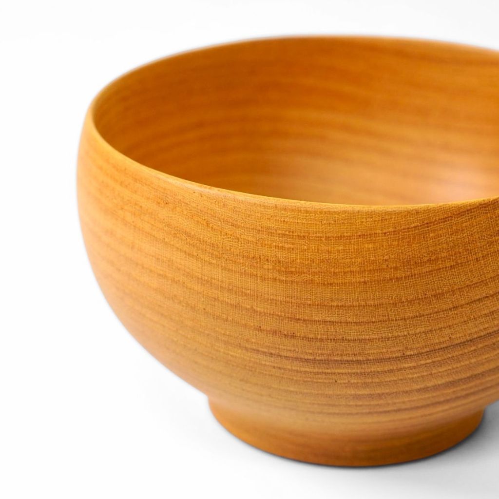 小田原 銘木椀 ケヤキ（小） – 漆器 高翆