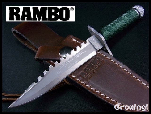 ナイフショップ グローイング！□ミニ・ランボーI 公式レプリカ