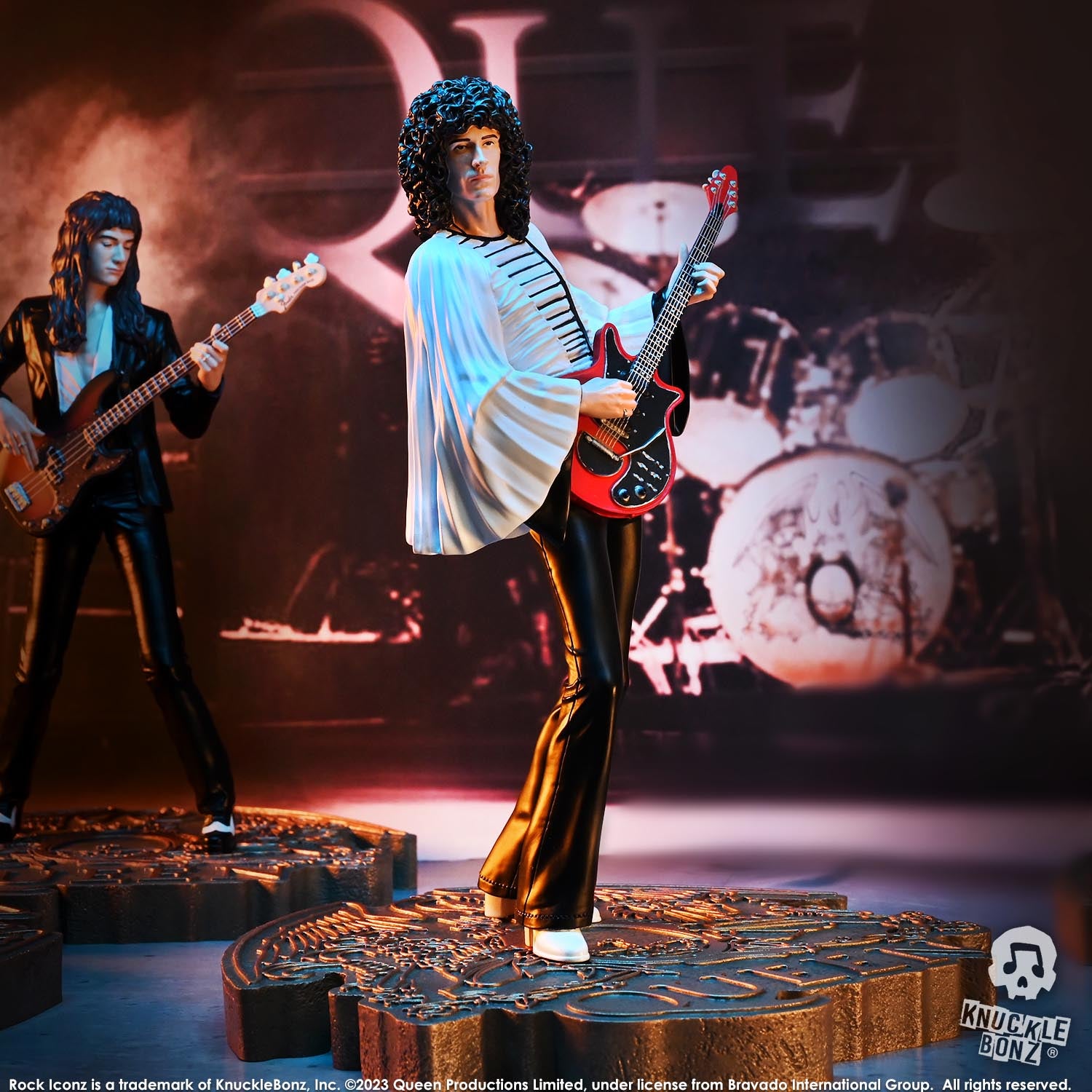 Queen II Brian May KnuckleBonz Statue