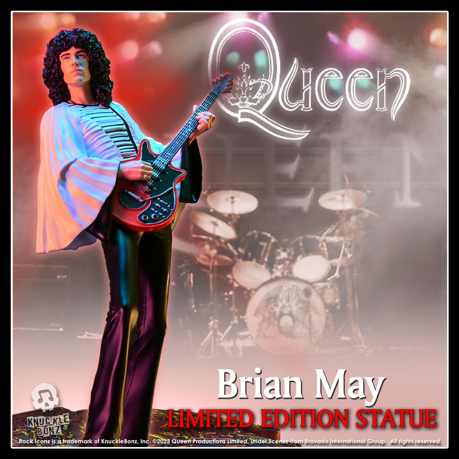 Queen II Brian May KnuckleBonz Statue