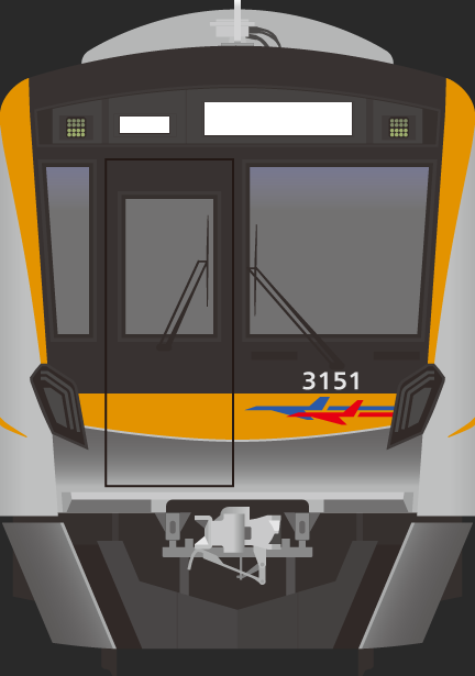 京成電鉄 側面行先方向幕