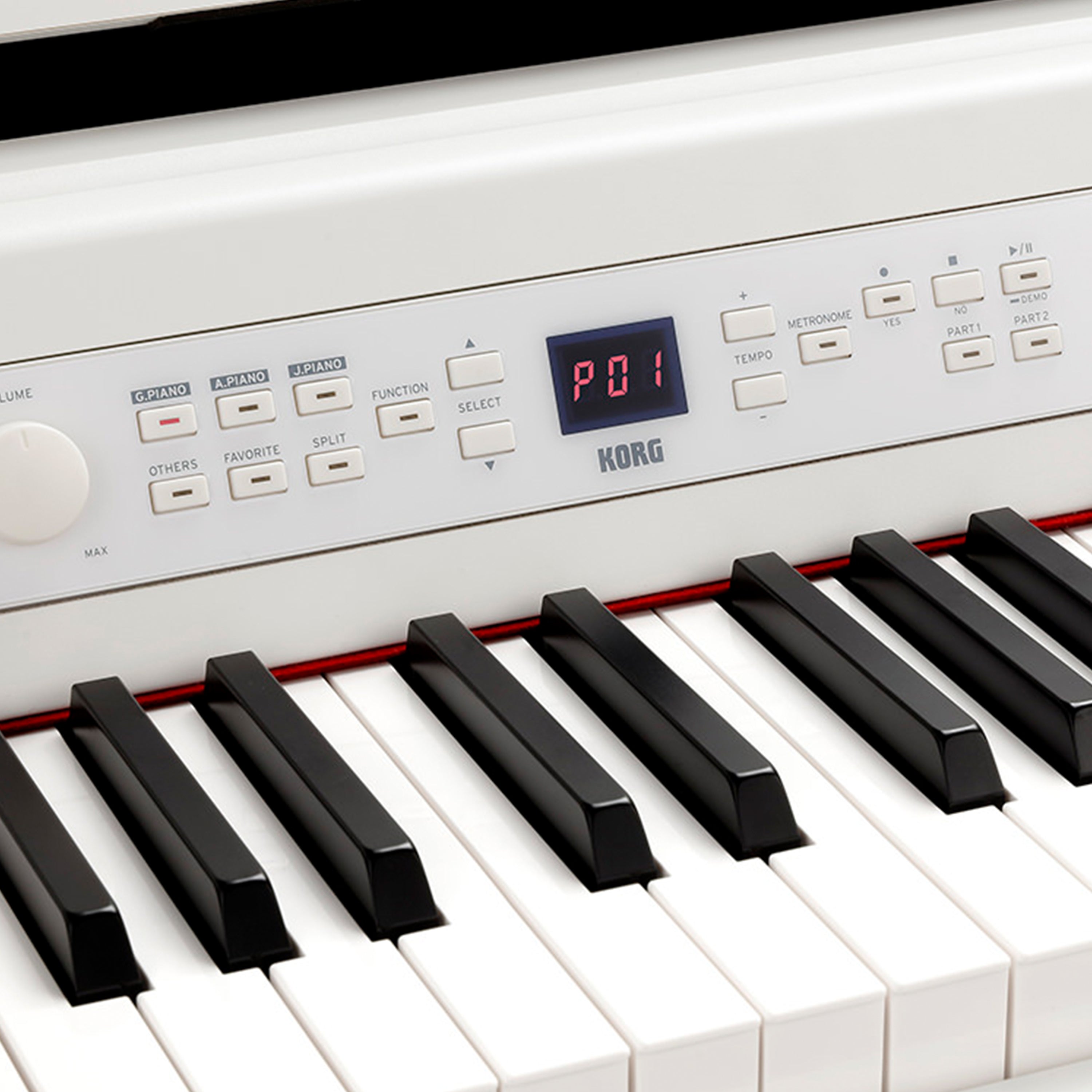 Korg G1B Air Digital Piano - White – Kraft Music