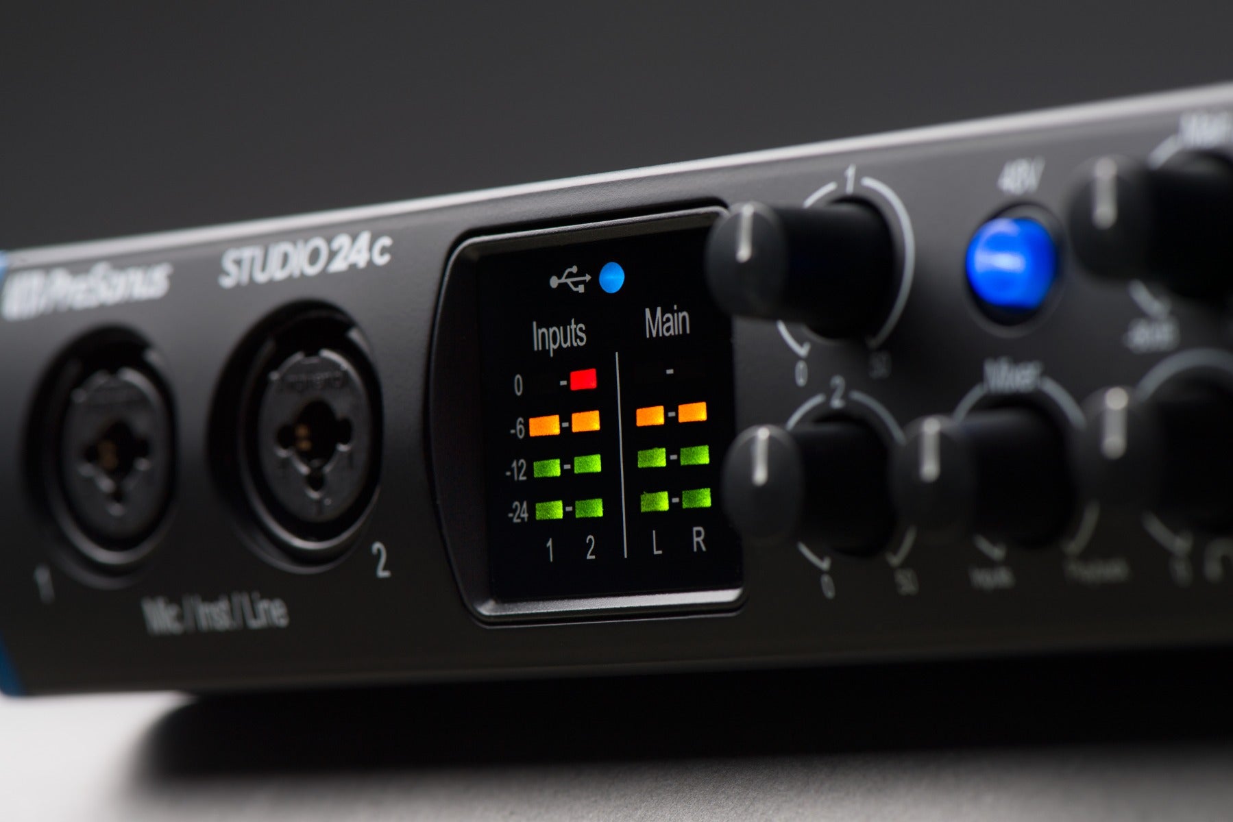 PreSonus Studio 24C 2x2 2-Pre USB-C Audio Interface – Kraft Music