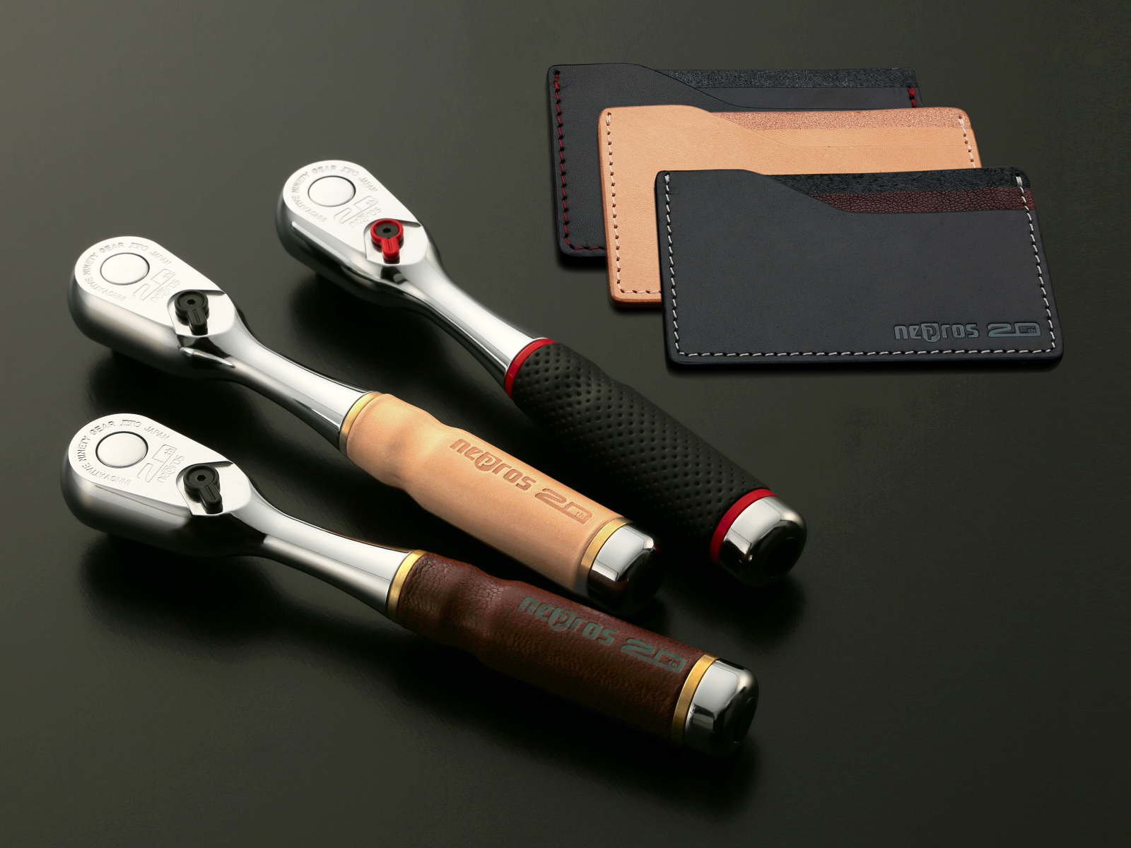 ネプロス 9.5sq.革柄ラチェットハンドル | KTCツールオフィシャルサイト