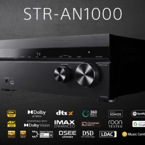 8K、4K/120pに対応するマルチチャンネルAVレシーバー「STR-AN1000」の