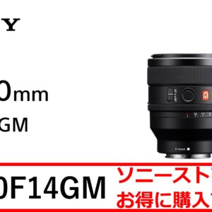 小型軽量 F値1.4、焦点距離50mmの大口径標準単焦点レンズGマスター FE