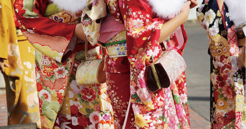 振袖フルセット(8点)・成人式・絞り・手絞り・辻ヶ花・鈴乃屋扱・金駒