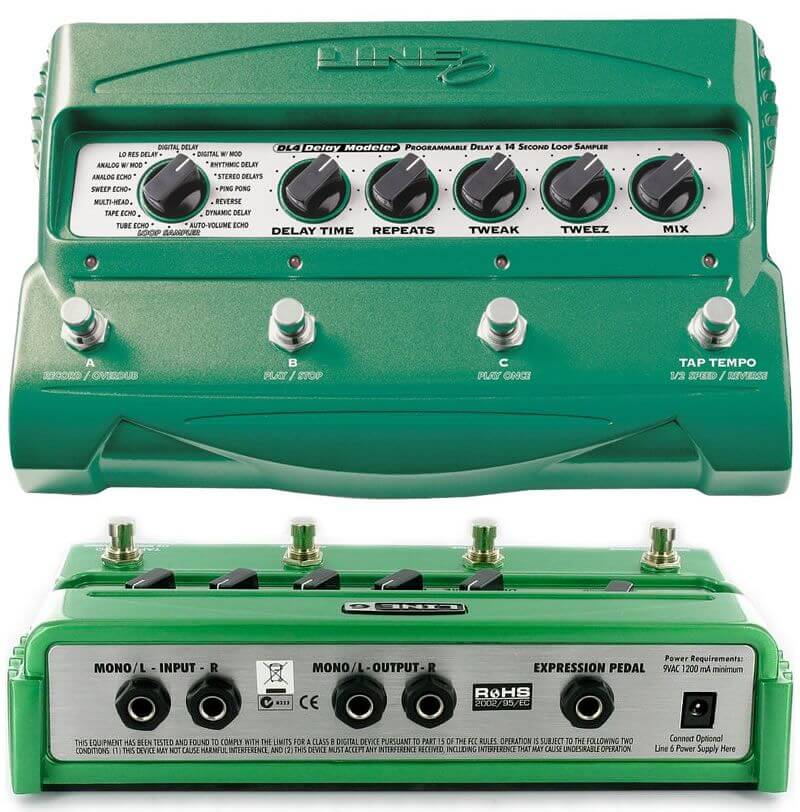 LINE6 DL4 Delay Modeler 変換アダプタ付き ディレイ