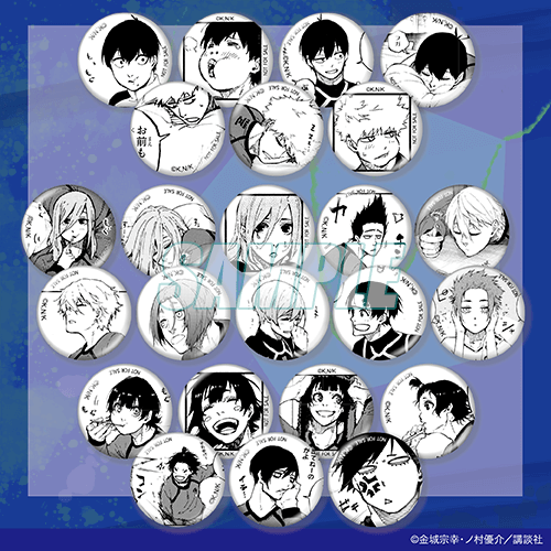 冴 糸師冴 缶バッジ くじ引き堂 ミニ おまけ ブルロ ブルーロック 冴 糸師