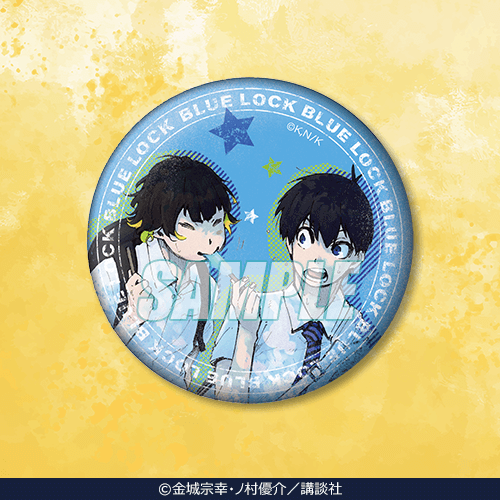 ブルーロック くじ引き堂 蜂楽廻おまけ ミニ缶バッジ 2点セット