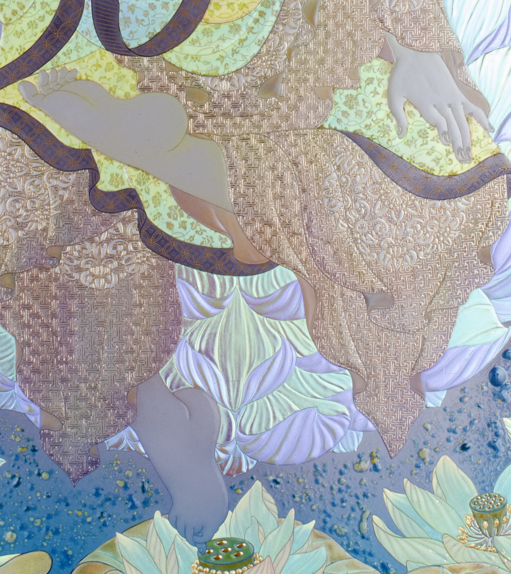 草場一壽さん 「弥勒菩薩」 シルクレ 草場一壽 弥勒菩薩 シルクレ 複製