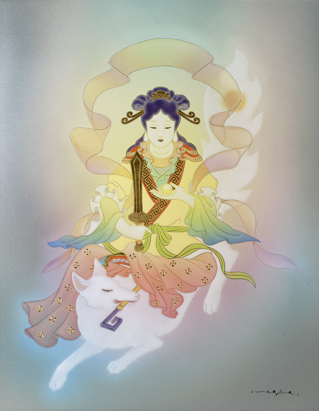 明松智「アバター」F15サイズ 明松智「アバター」F15サイズ