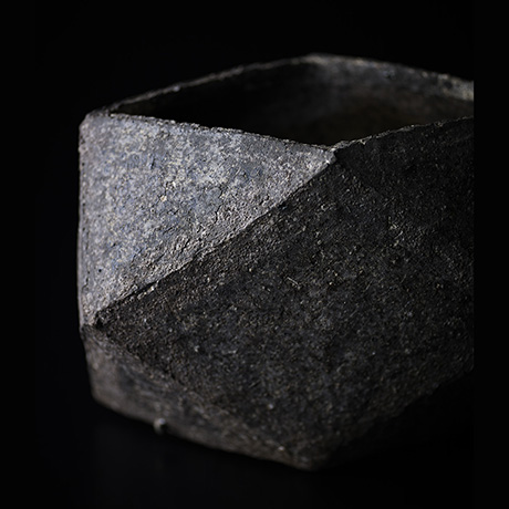 作家物 陶芸家 作者不明 炻器 酒器 酒盃 筒盃 ぐい呑 加守田章二 作家