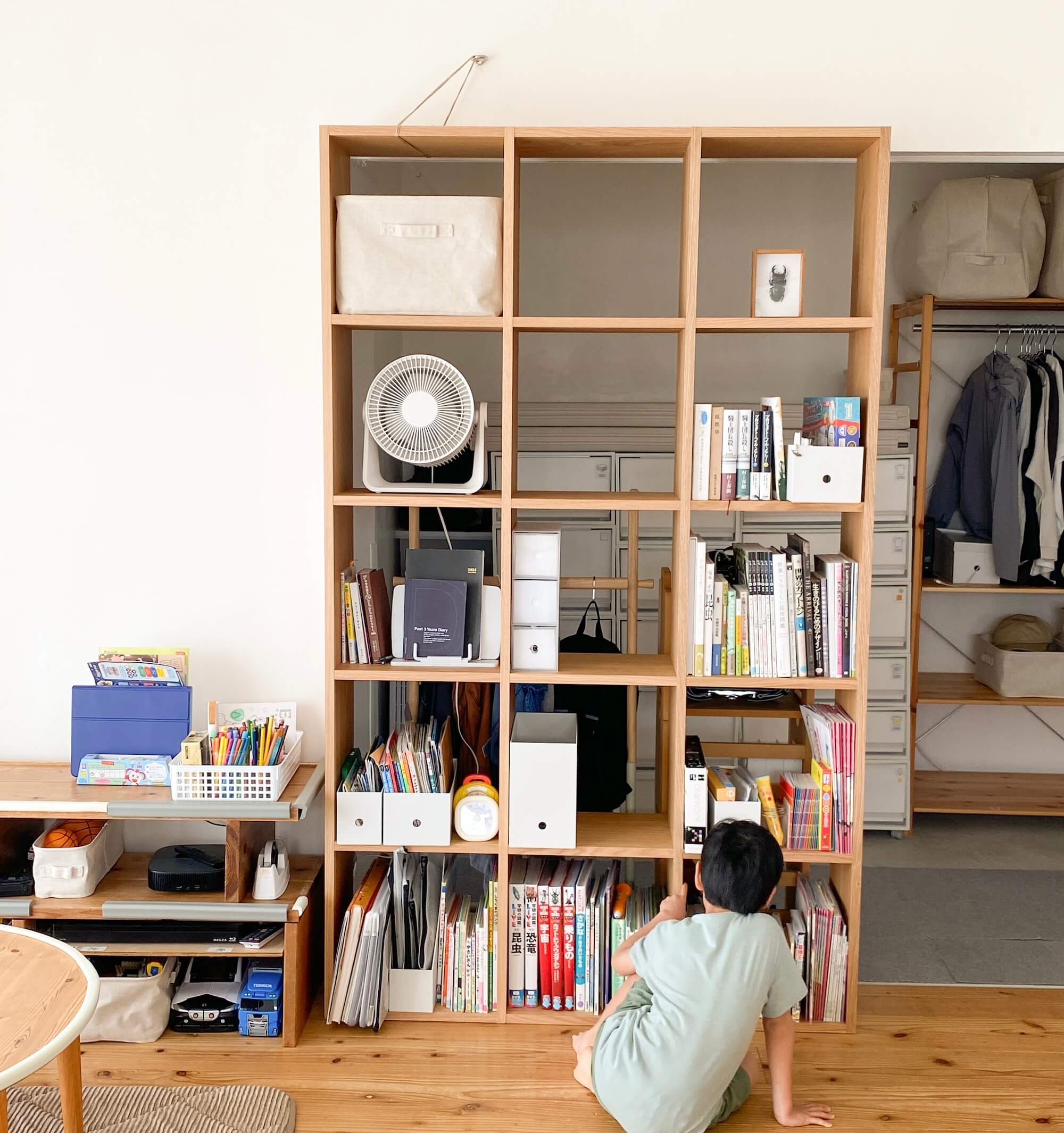 □無印良品□スタッキングシェルフ 本棚 キャビネット ウォールナット