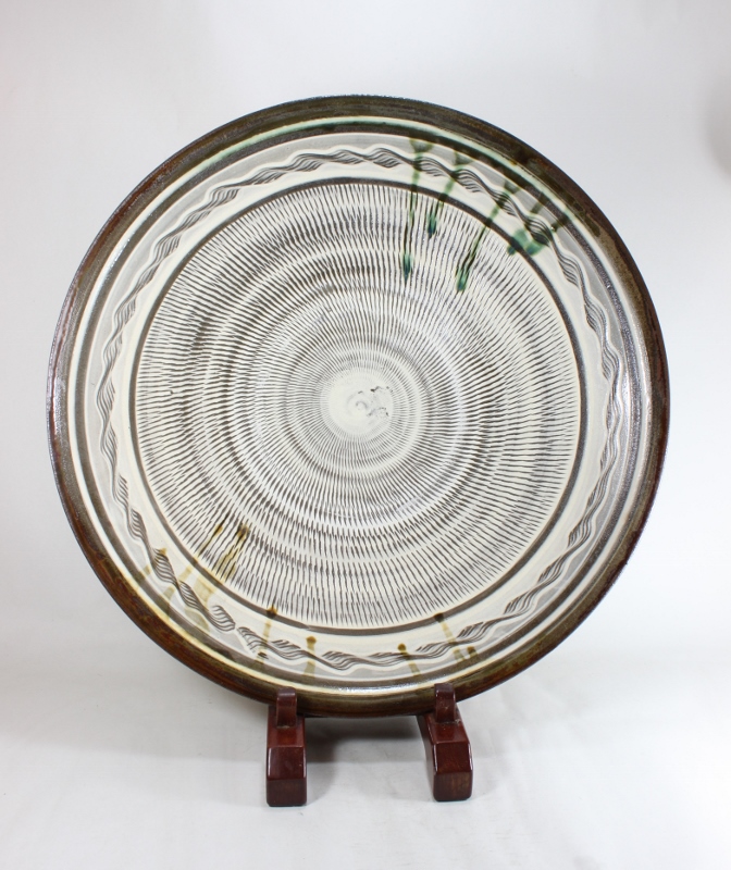 小鹿田焼 大皿 陶芸 大分県日田市の民陶「小鹿田焼（おんたやき）」の9