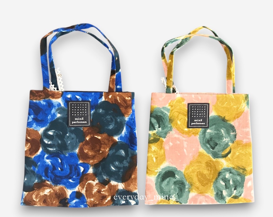 容量・使い道もご紹介】ミナペルホネン｜glass flower ミニバッグ