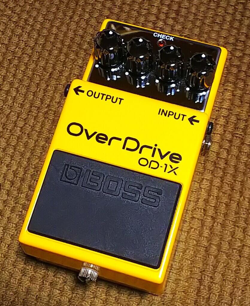 おすすめのエフェクター、BOSS オーバードライブOD-1Xを紹介！ 使い方