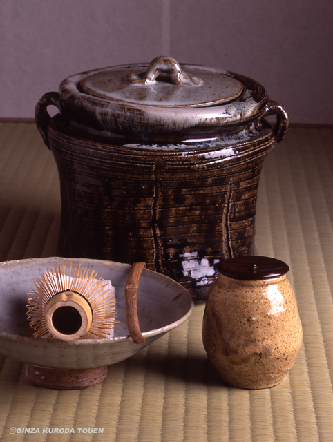 中里無庵 朝鮮唐津水指 | 銀座 黒田陶苑